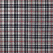 BRUSHED CHECKS YARN DYED NAVY/ECRU/RED (thumbnail)