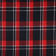 BRUSHED CHECKS YARN DYED NAVY/ RED (thumbnail)