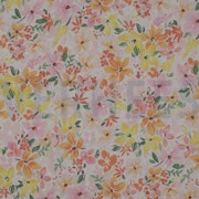 VISCOSE DOBBY DIGITAL FLOWERS WHITE (thumbnail)