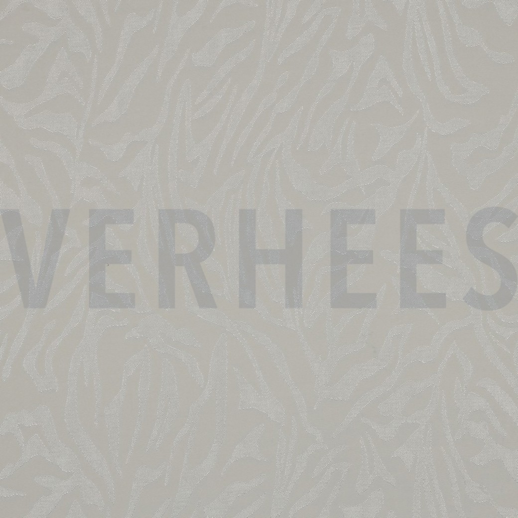 VISCOSE JACQUARD ANIMAL SKIN ECRU