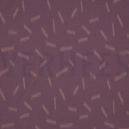 DOBBY JACQUARD STRIPES ROSEWOOD (hover)