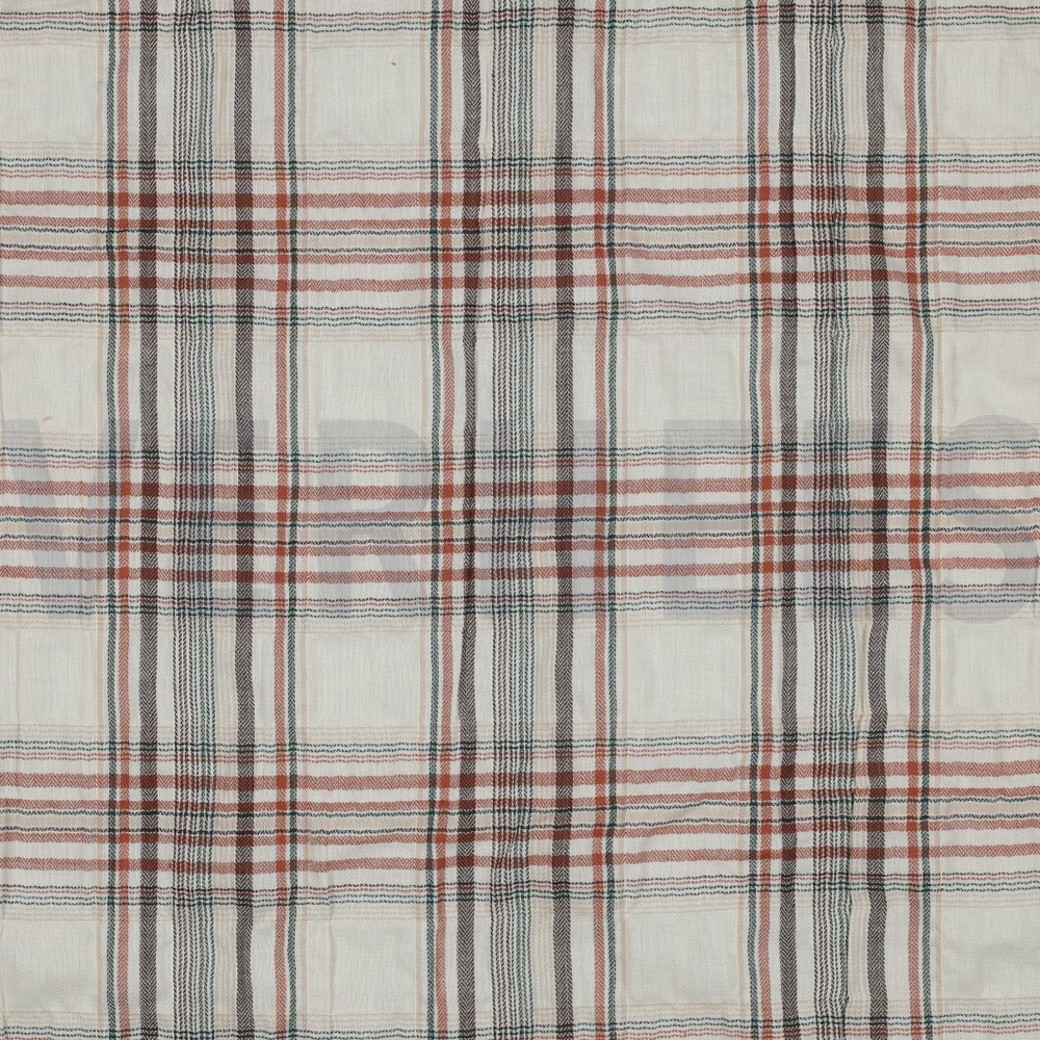 COTTON YARN DYED CHECK SAND
