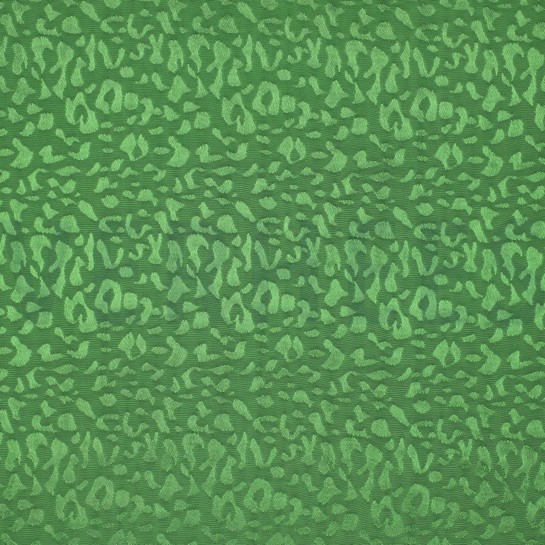 VISCOSE JACQUARD ANIMAL SKIN GREEN #7