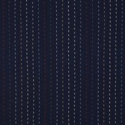 DOUBLE GAUZE EMBROIDERY STRIPES DARK BLUE (thumbnail)