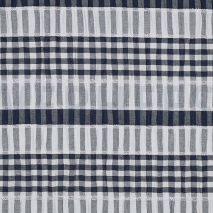 YARN DYED STRIPE NAVY (hover)