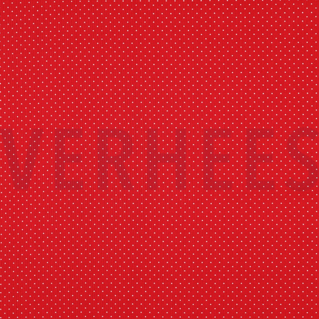 POPLIN PETIT DOTS RED