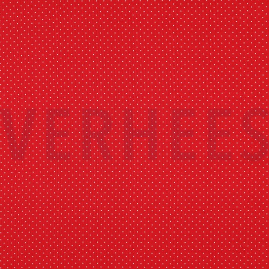 POPLIN PETIT DOTS RED #7