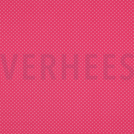 BAUMWOLLE POPELINE KLEINE PUNKTE ROSA (hover)