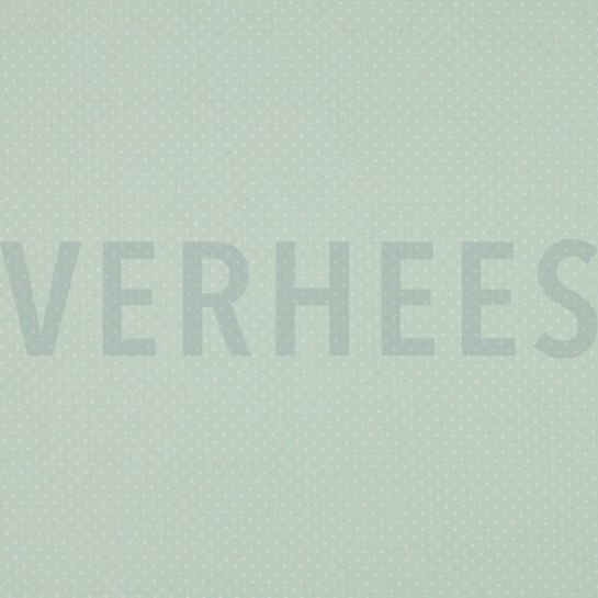 KATOENEN POPLIN KLEINE STIPPEN MINT #7