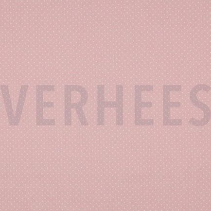 BAUMWOLLE POPELINE KLEINE PUNKTE ALTROSA (hover)