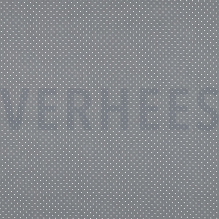 BAUMWOLLE POPELINE KLEINE PUNKTE GRAU (hover)