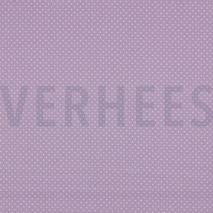 BAUMWOLLE POPELINE KLEINE PUNKTE LILA (hover)