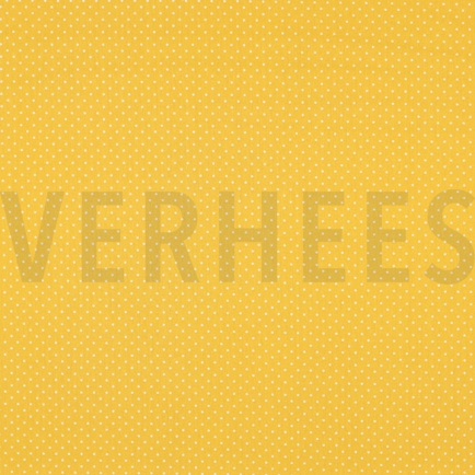 BAUMWOLLE POPELINE KLEINE PUNKTE GELB (hover)