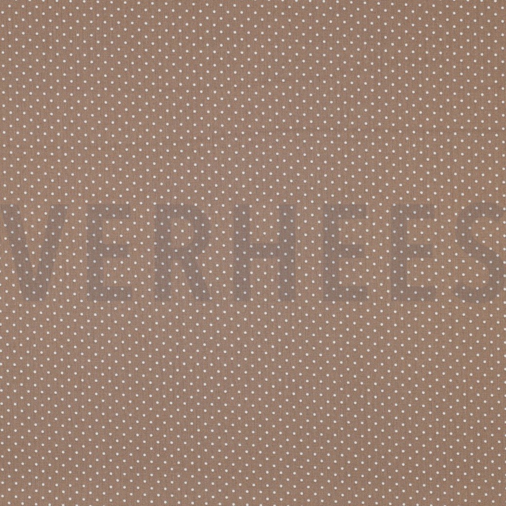 POPLIN PETIT DOTS TAUPE