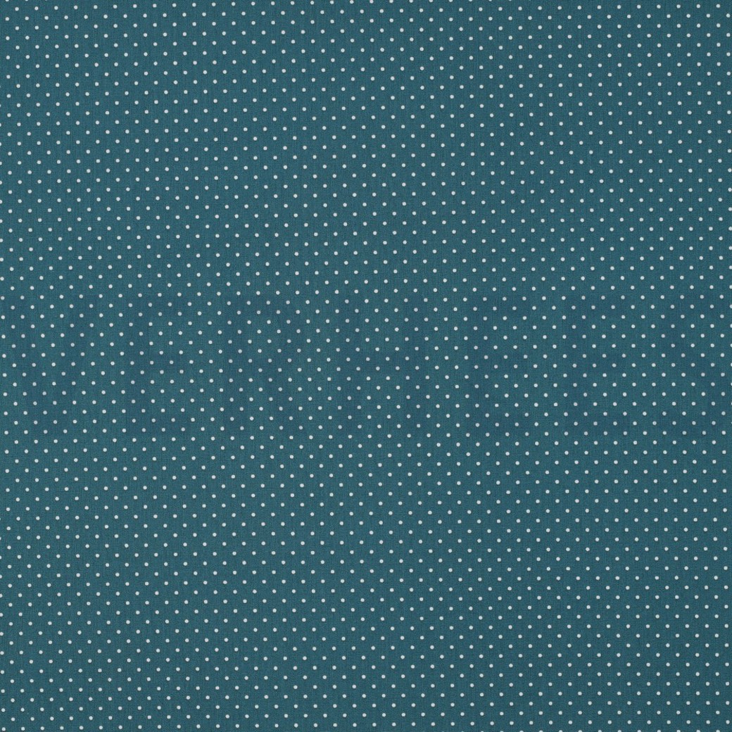 POPLIN PETIT DOTS PETROL