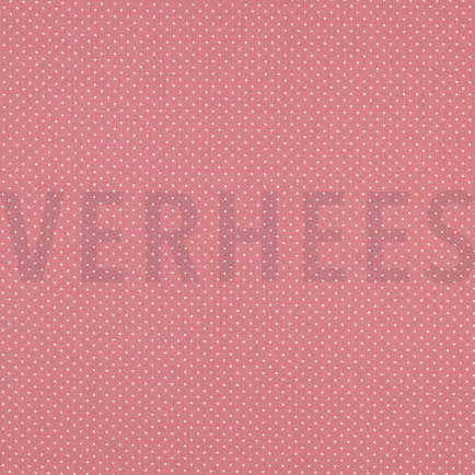 BAUMWOLLE POPELINE KLEINE PUNKTE BLUSH (hover)
