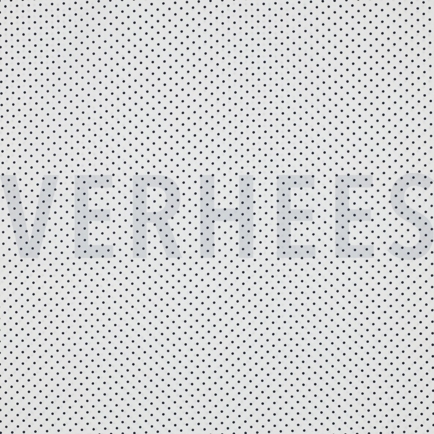 BAUMWOLLE POPELINE KLEINE PUNKTE WEISS / MARINEBLAU (hover)