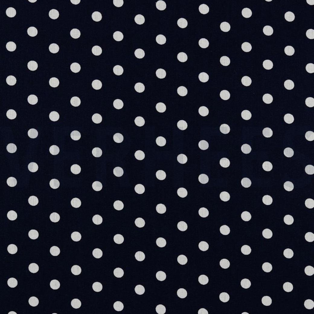 POPLIN DOTS NAVY