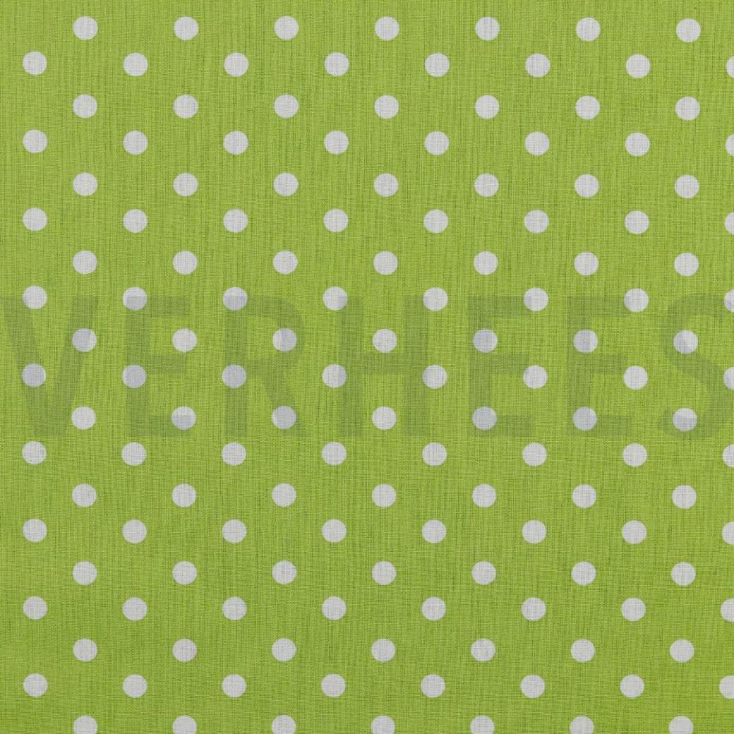 POPLIN DOTS LIME