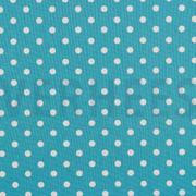 POPLIN DOTS TURQUOISE (thumbnail)