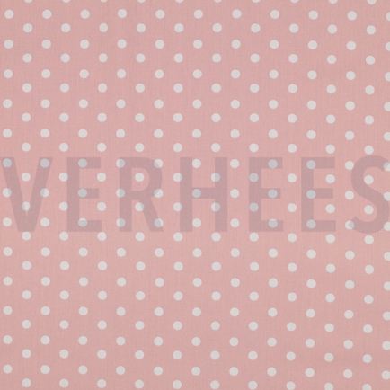 BAUMWOLLE POPELINE PUNKTE ALTROSA (hover)