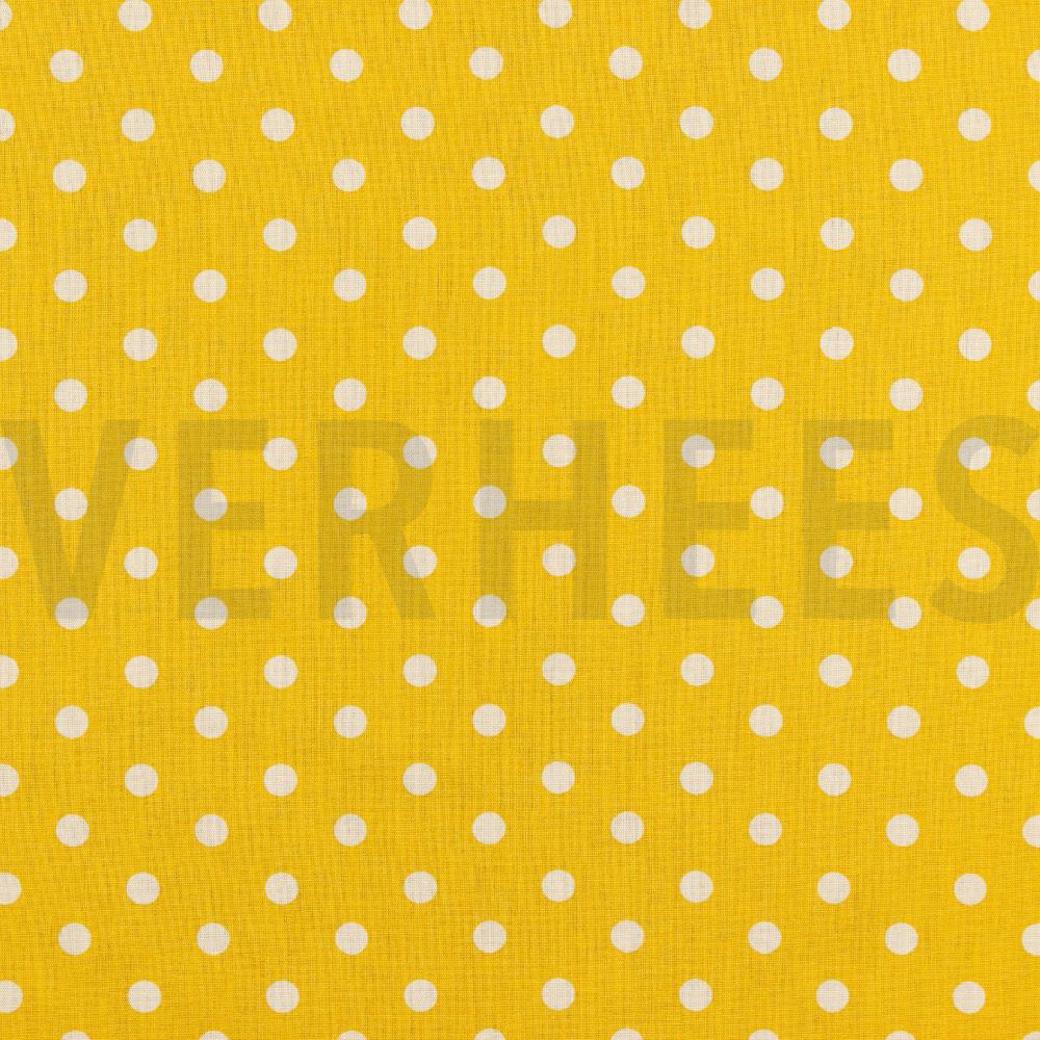 POPLIN DOTS YELLOW