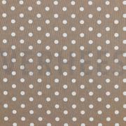 POPLIN DOTS TAUPE (thumbnail)