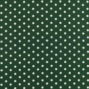 POPLIN DOTS DARK GREEN (thumbnail)