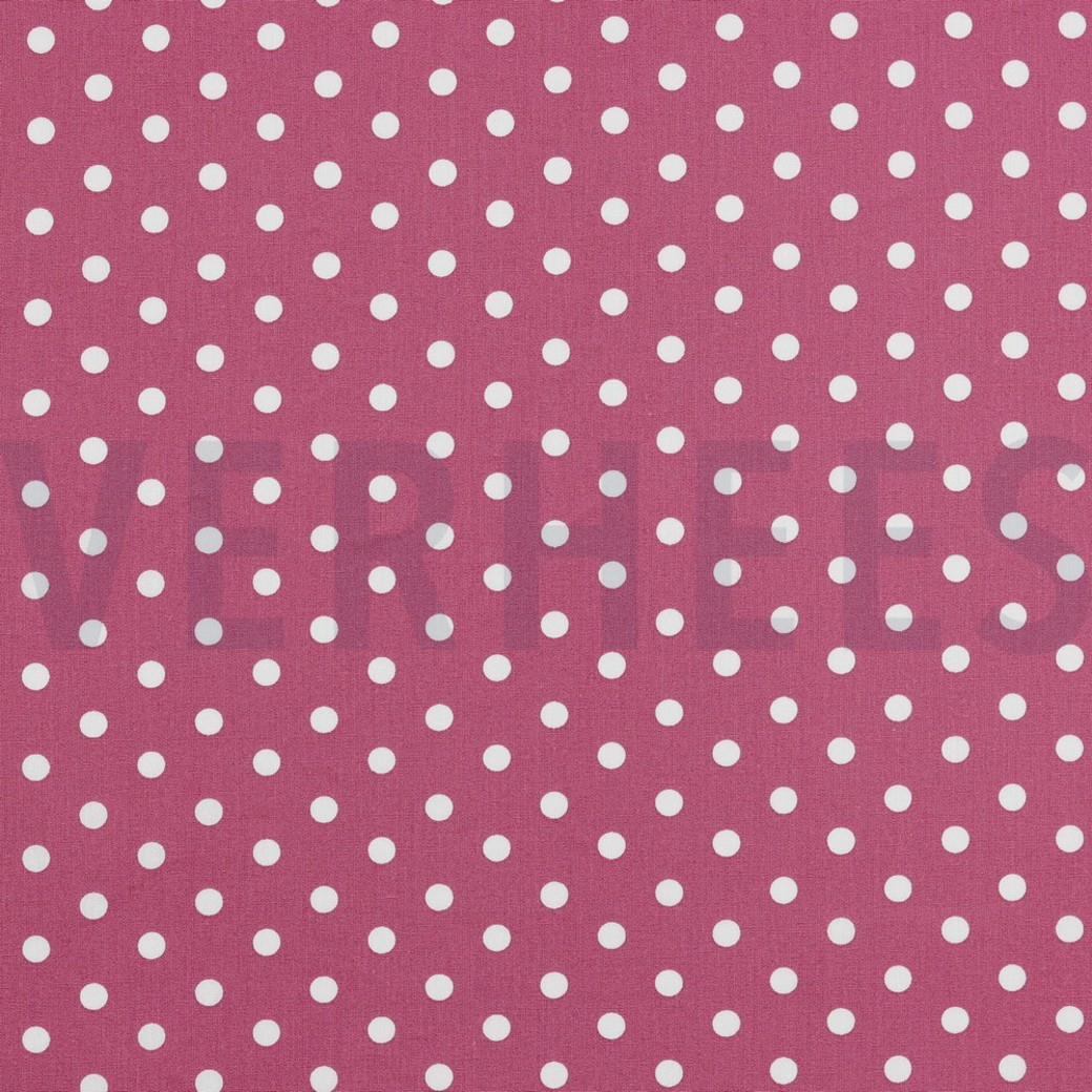 POPLIN DOTS MAUVE
