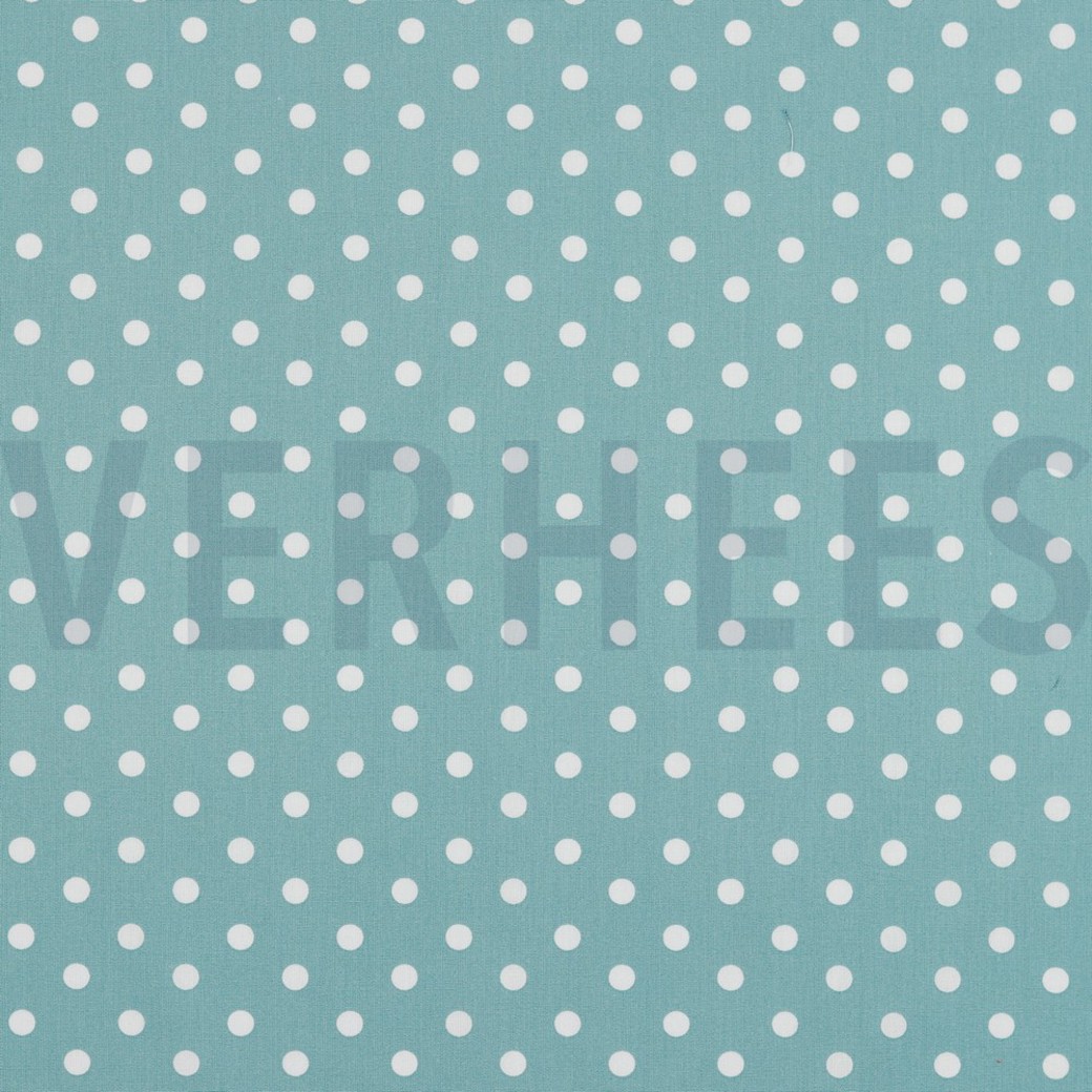 POPLIN DOTS OLD GREEN
