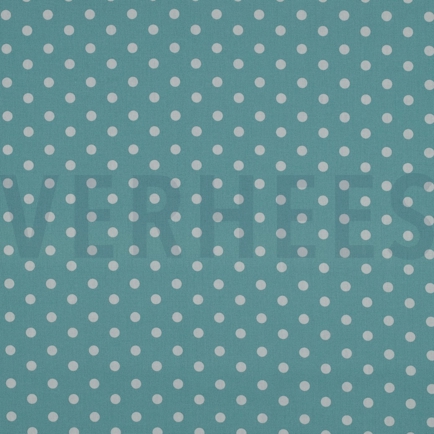 BAUMWOLLE POPELINE PUNKTE ALTGRÜN (hover)