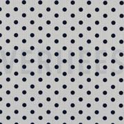 POPLIN DOTS WHITE/NAVY (thumbnail)