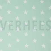 POPLIN STARS MINT (thumbnail)
