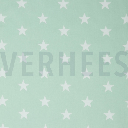 BAUMWOLLE POPELINE STERNE MINZE (hover)