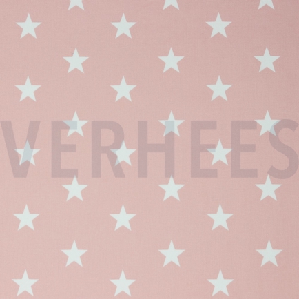 BAUMWOLLE POPELINE STERNE ALTROSA (hover)