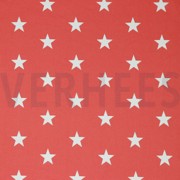POPLIN STARS CORAL (thumbnail)