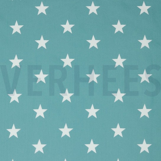 POPLIN STARS OLD GREEN #7