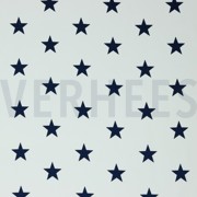 POPLIN STARS WHITE/NAVY (thumbnail)
