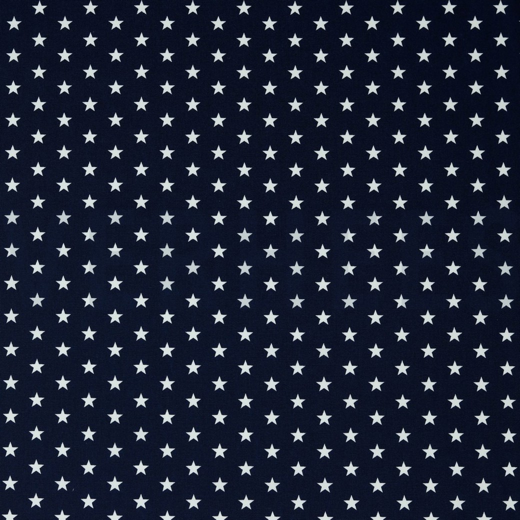 POPLIN PETIT STARS NAVY