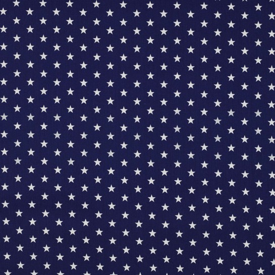 POPLIN PETIT STARS COBALT #7