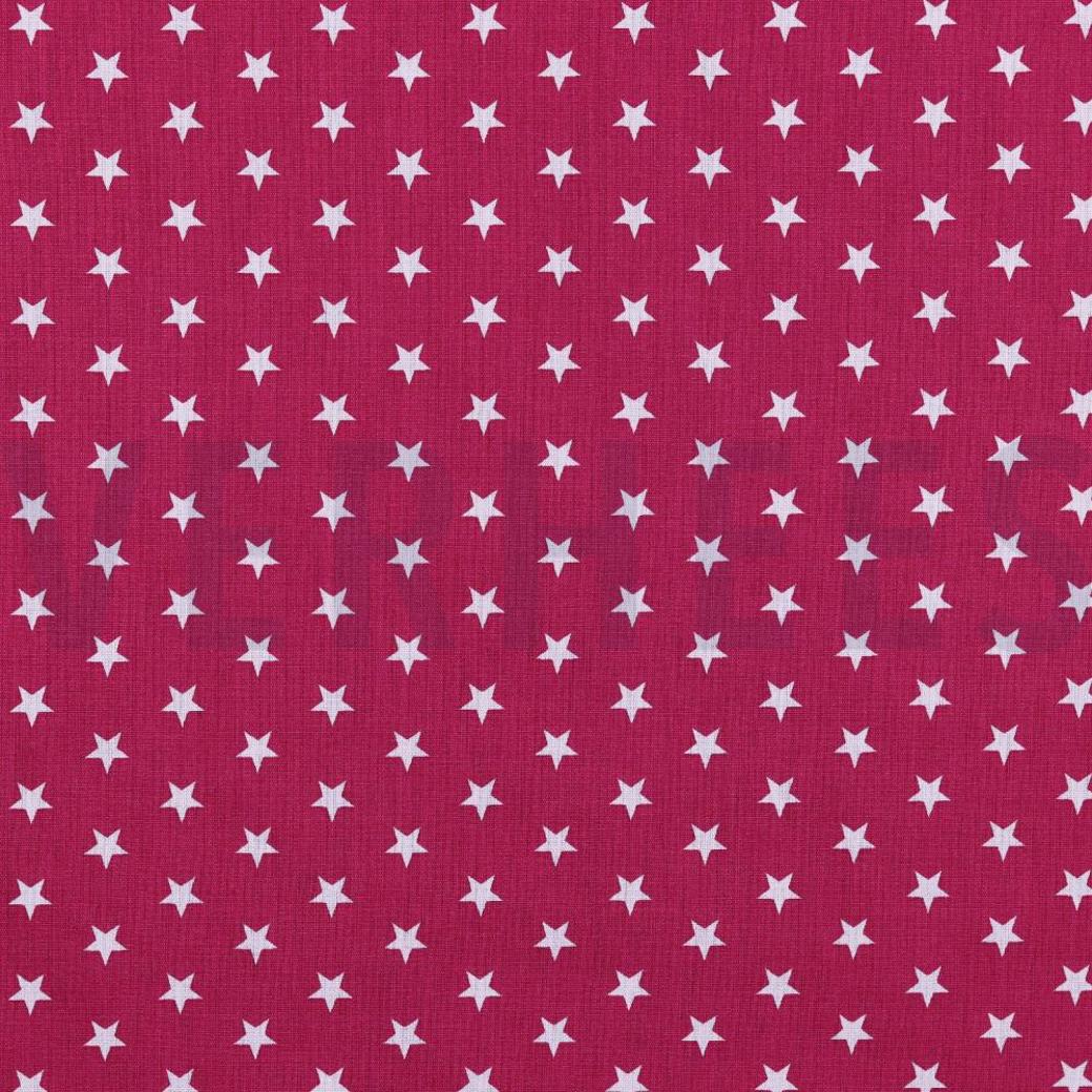 POPLIN PETIT STARS PINK