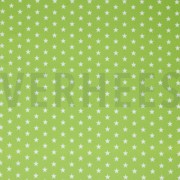 POPLIN PETIT STARS LIME (thumbnail)