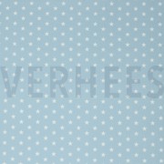 POPLIN PETIT STARS LIGHT BLUE (thumbnail)