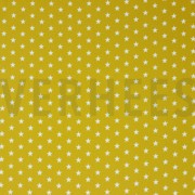 POPLIN PETIT STARS OCHRE (thumbnail)