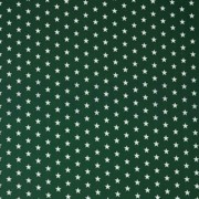 POPLIN PETIT STARS DARK GREEN (thumbnail)
