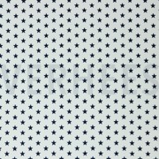 POPLIN PETIT STARS WHITE/NAVY (thumbnail)