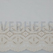 LINEN ONE-SIDE BORDER ECRU (thumbnail)