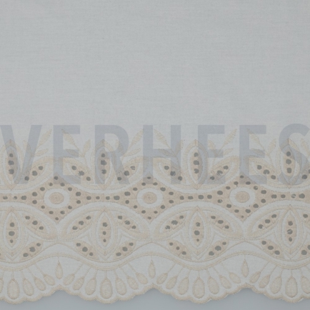 LEINEN EINSEITIGER RAND ECRU (hover)