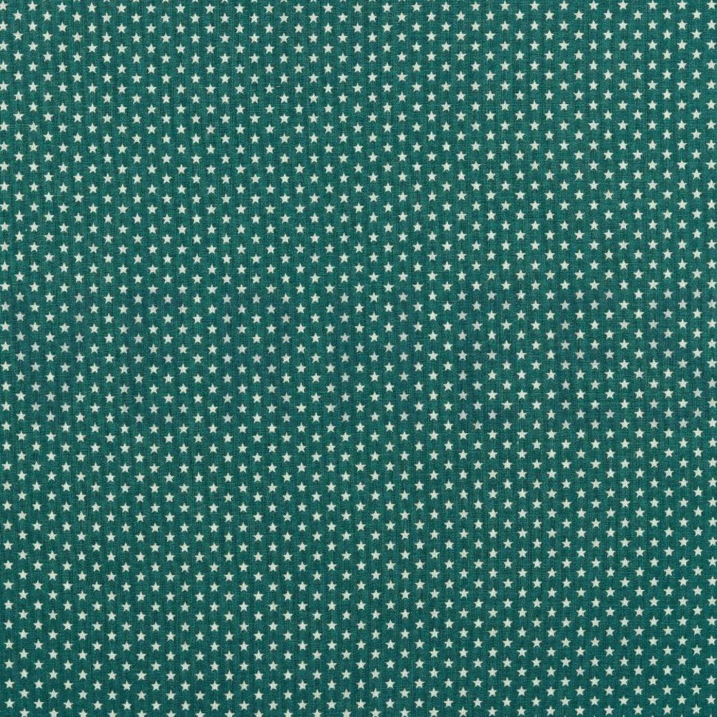 POPLIN MINI STARS PETROL
