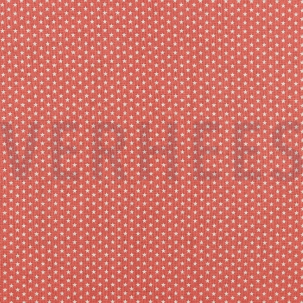 POPLIN MINI STARS CORAL (hover)